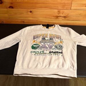 NFL Super Bowl XV Crewneck Sweater - Light Gray